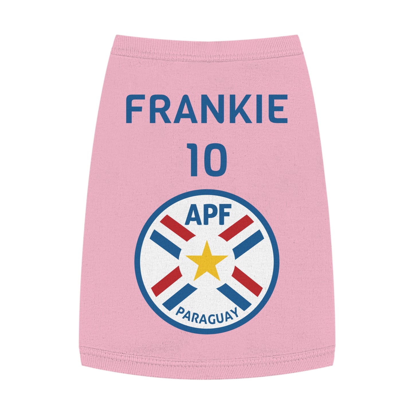 Customizable World Cup Pet Top — Team Paraguay