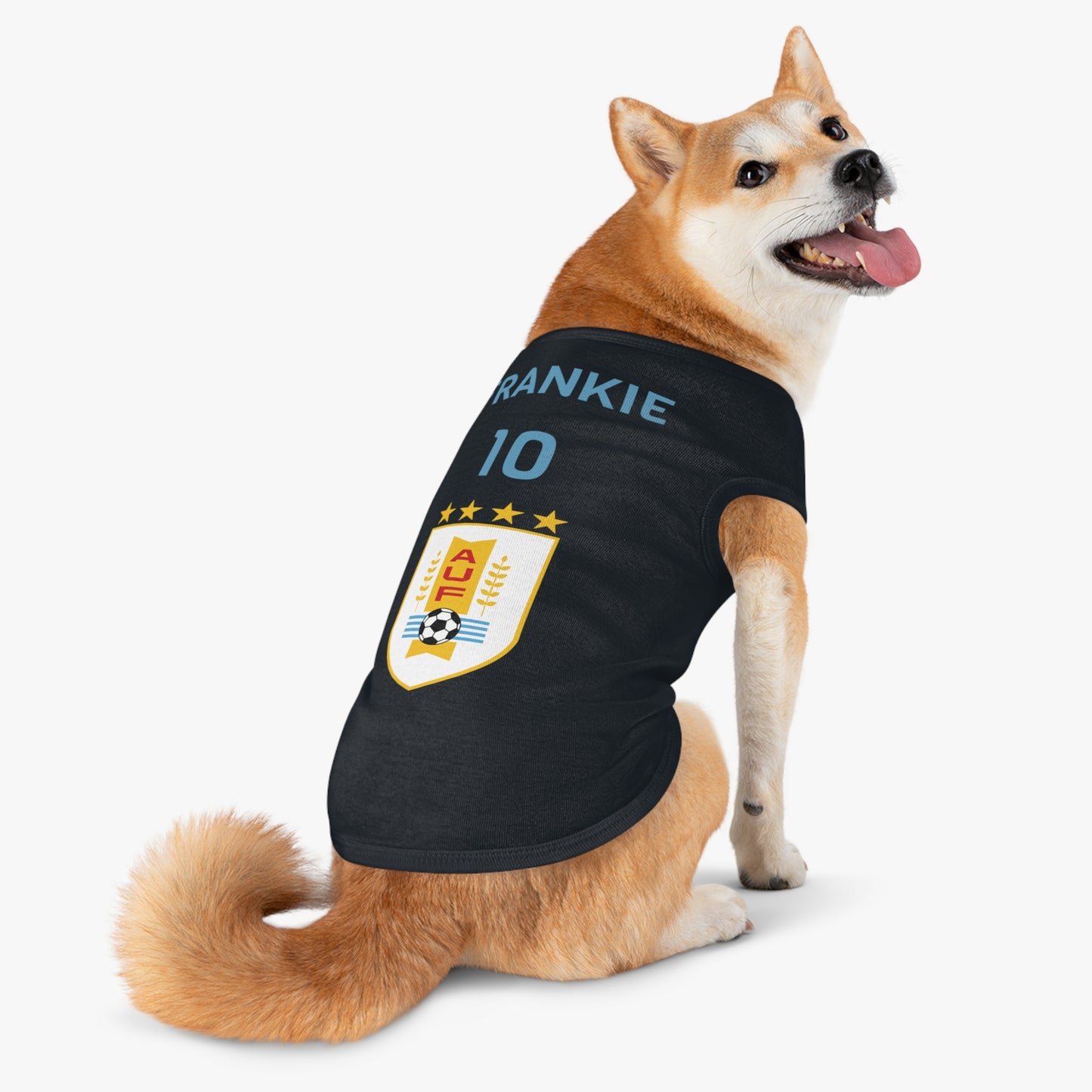Customizable World Cup Pet Top — Team Uruguay