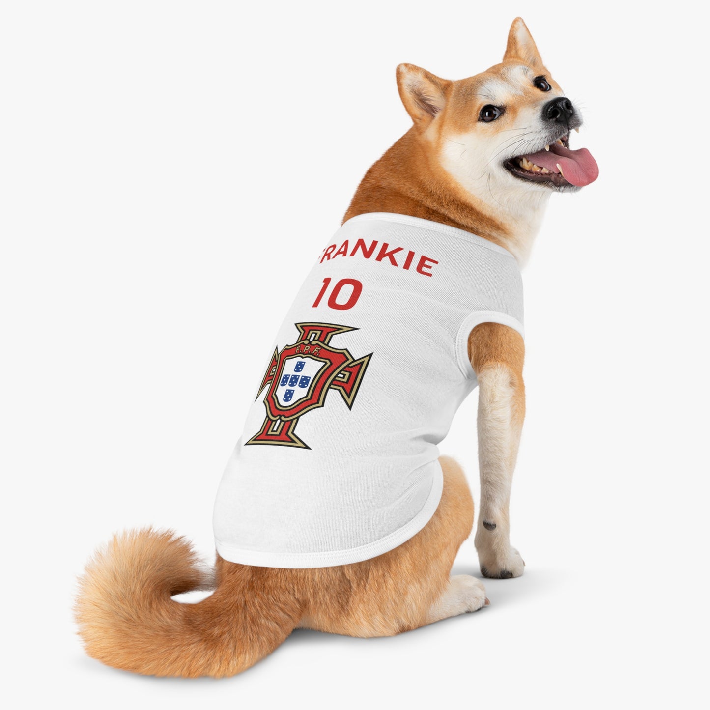 Customizable World Cup Pet Top — Team Portugal