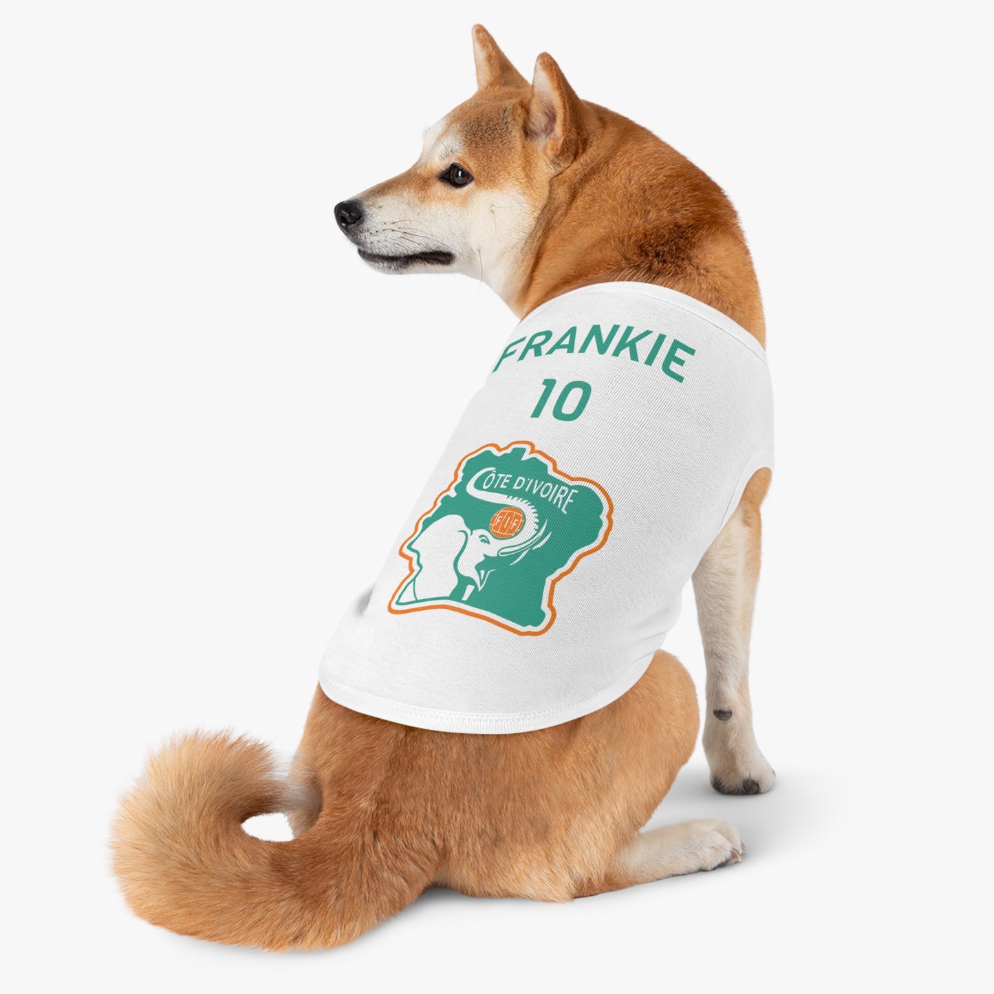 Customizable World Cup Pet Top — Team Cote D'Ivoire