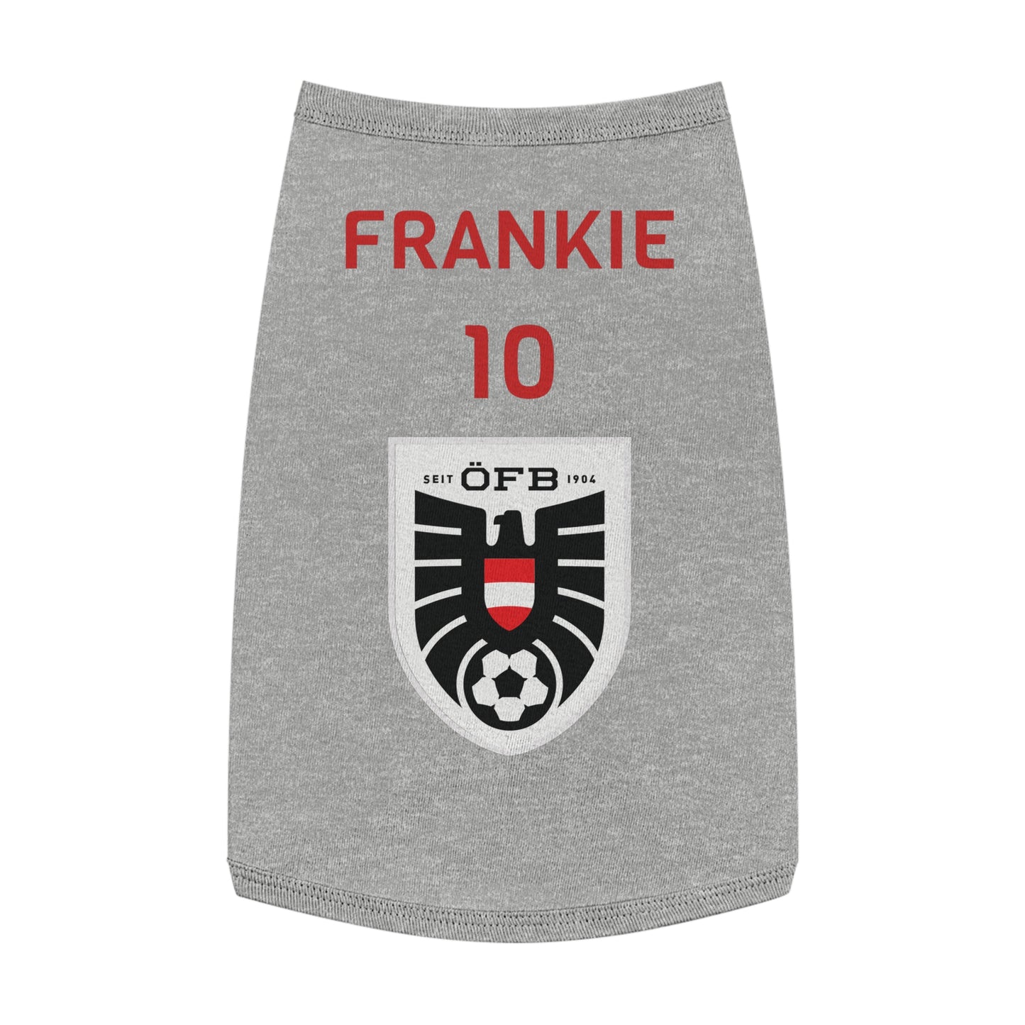 Customizable World Cup Pet Top — Team Austria