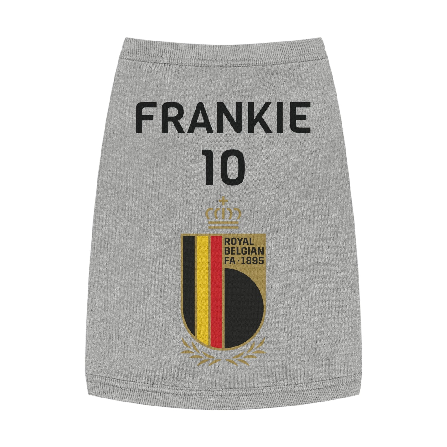 Customizable World Cup Pet Top — Team Belgium