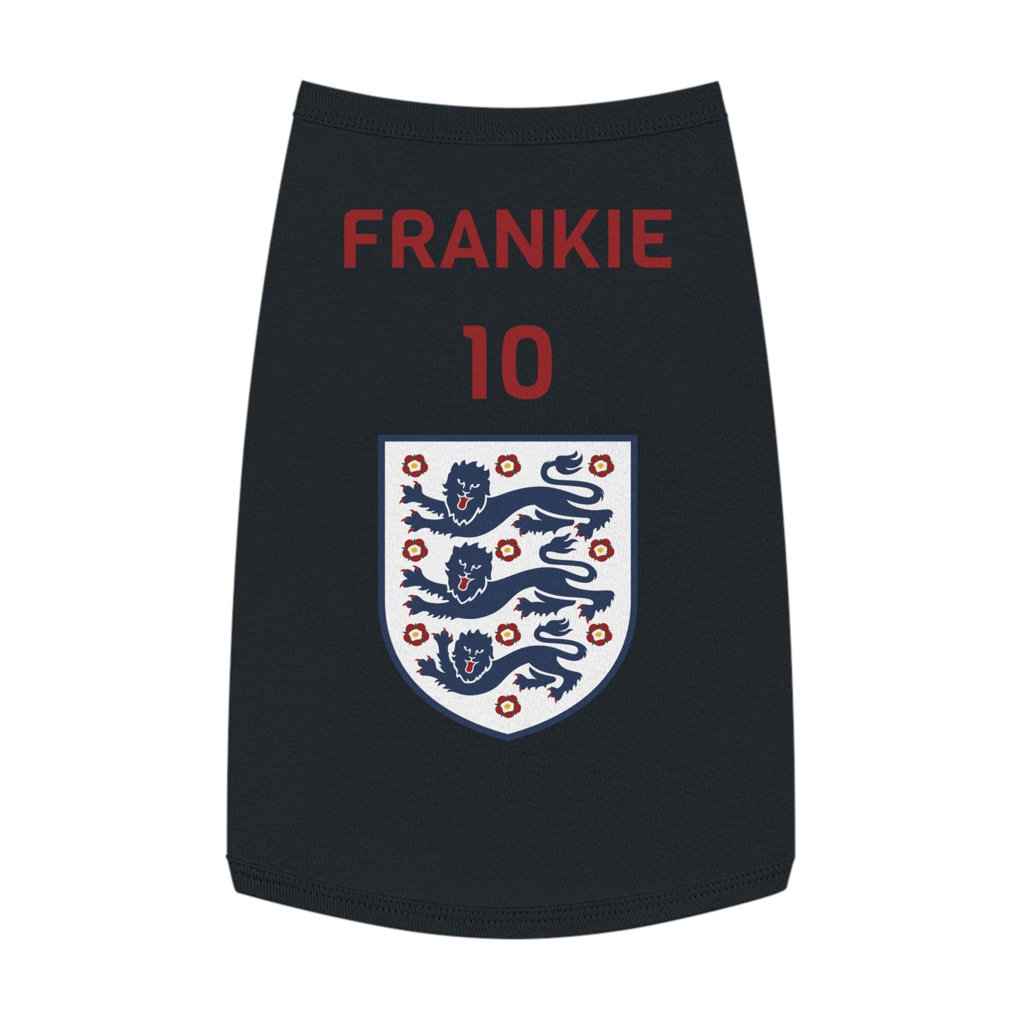 Customizable World Cup Pet Top — Team England