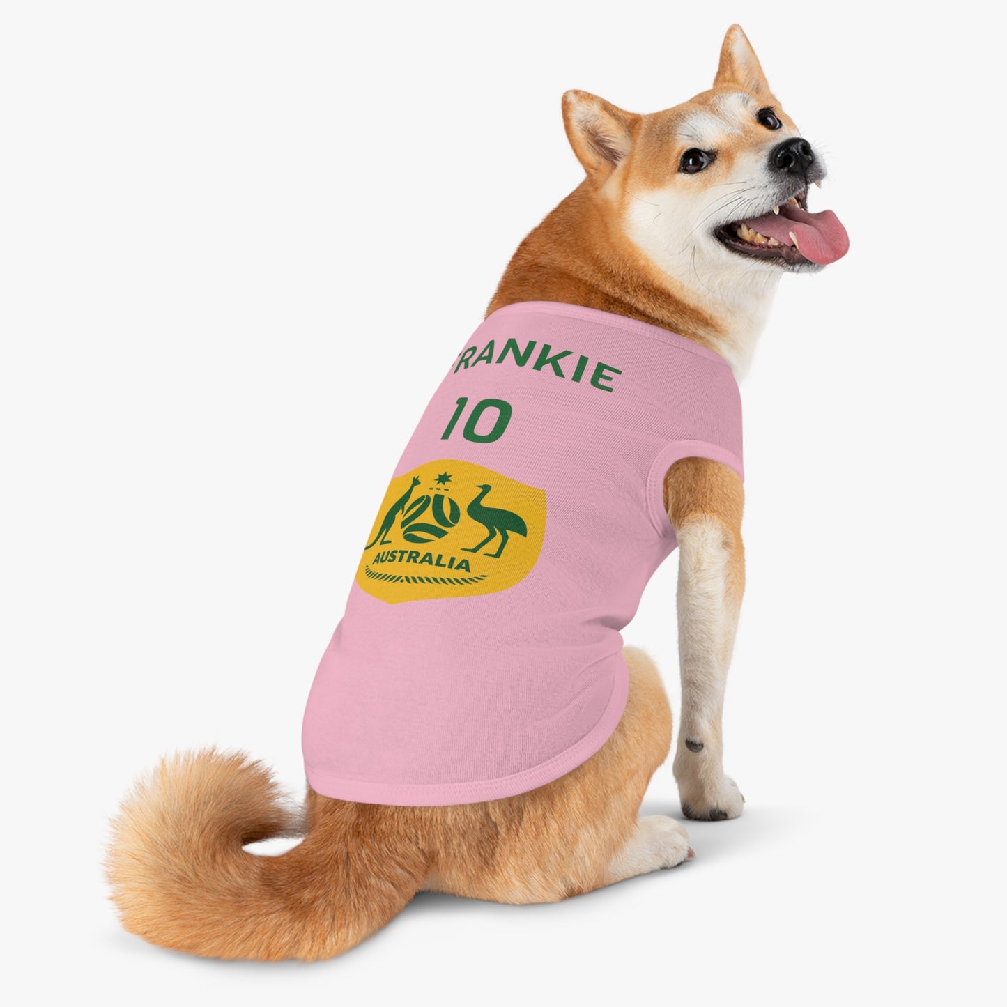 Customizable World Cup Pet Top — Team Australia