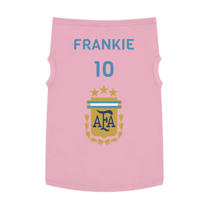 Customizable World Cup Pet Top — Team Argentina