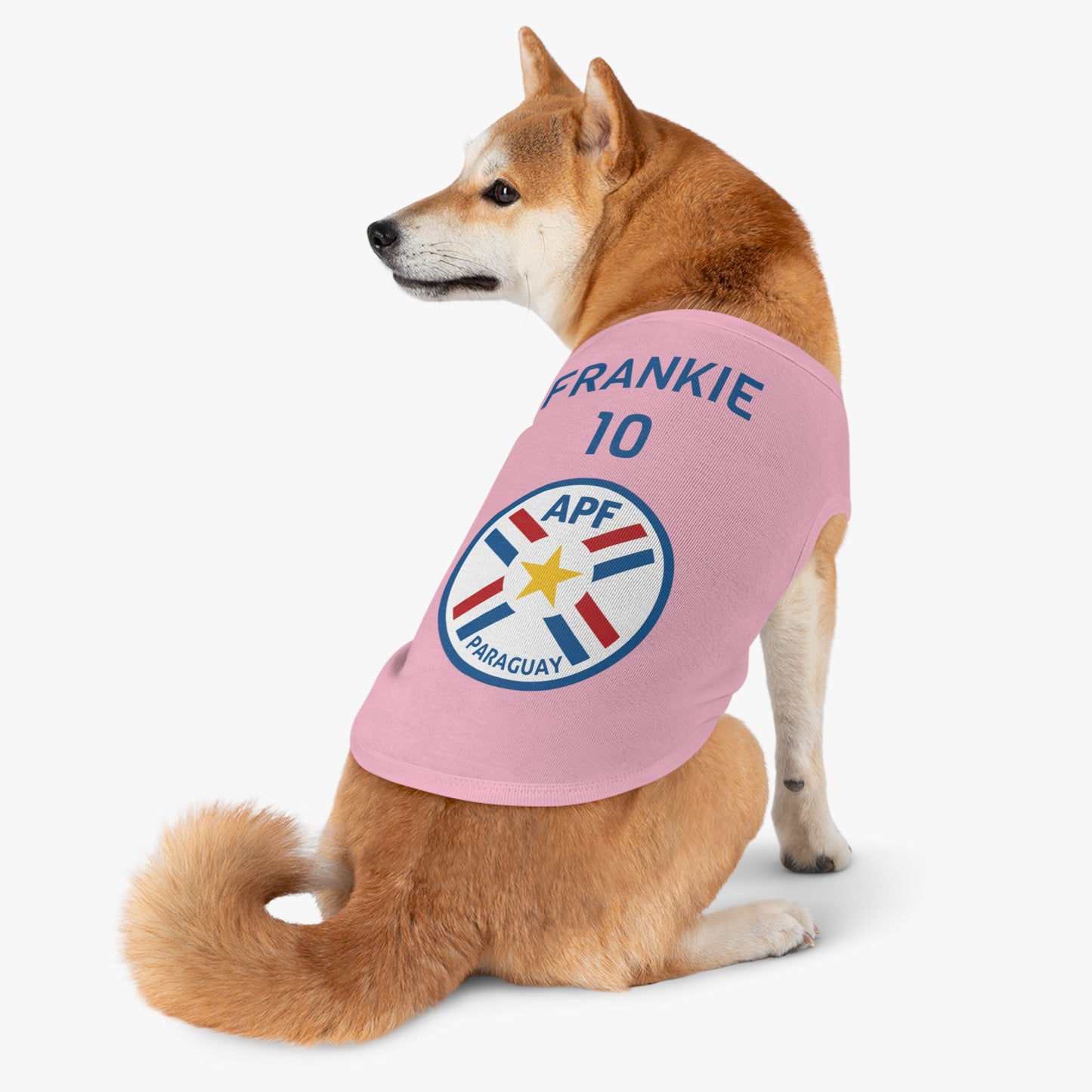 Customizable World Cup Pet Top — Team Paraguay