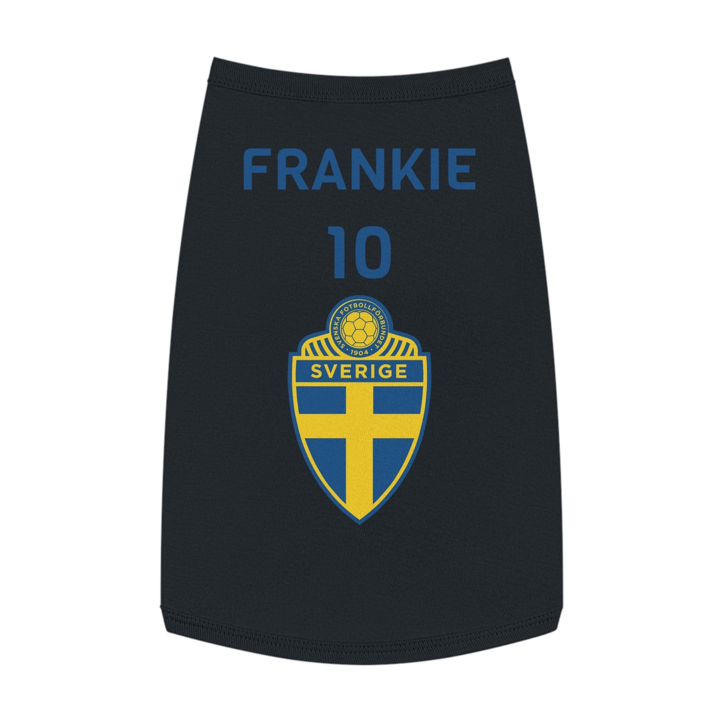 Customizable World Cup Pet Top — Team Sweden