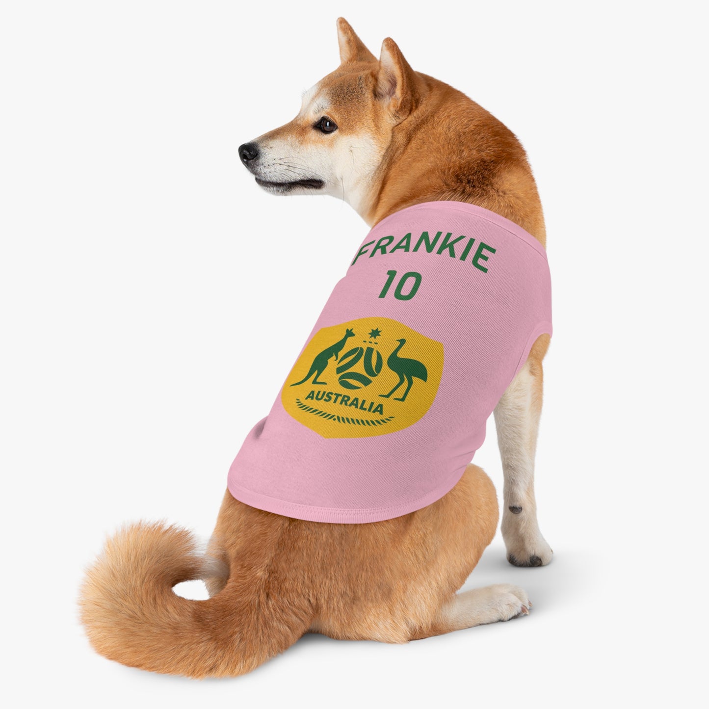 Customizable World Cup Pet Top — Team Australia