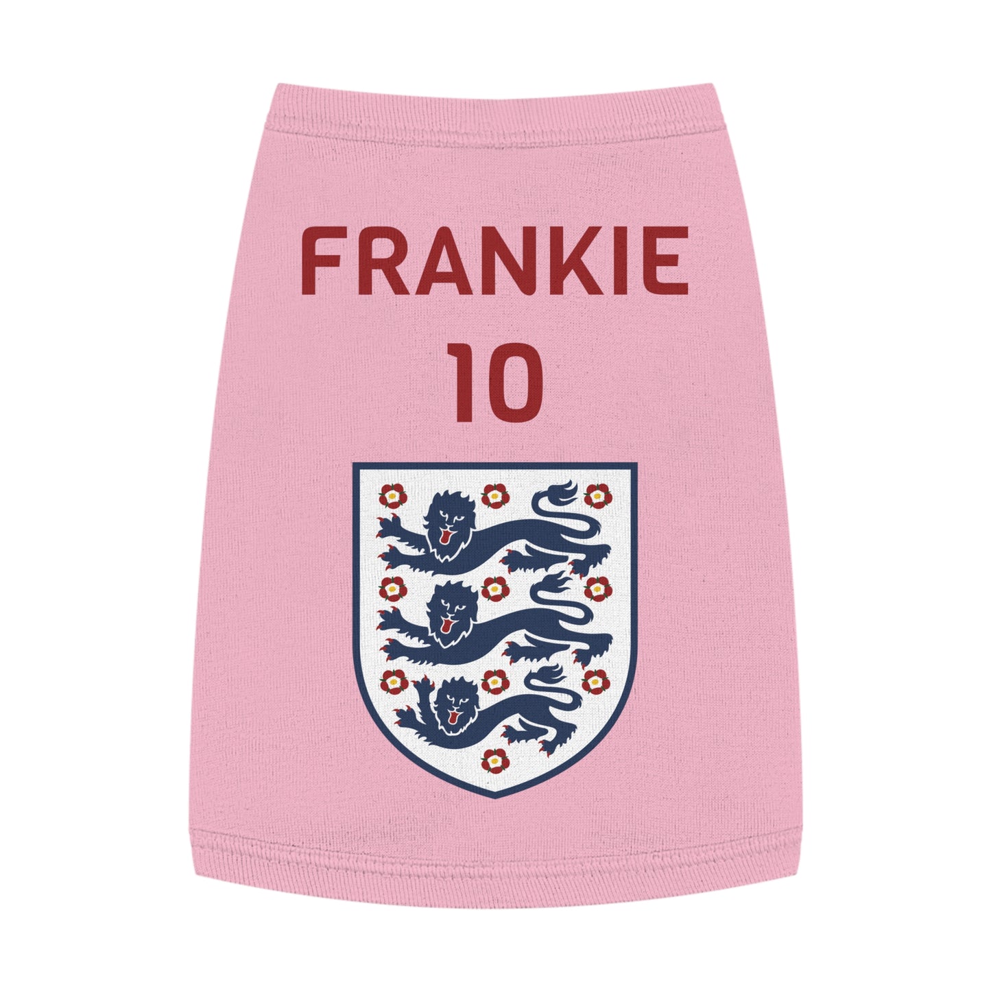 Customizable World Cup Pet Top — Team England
