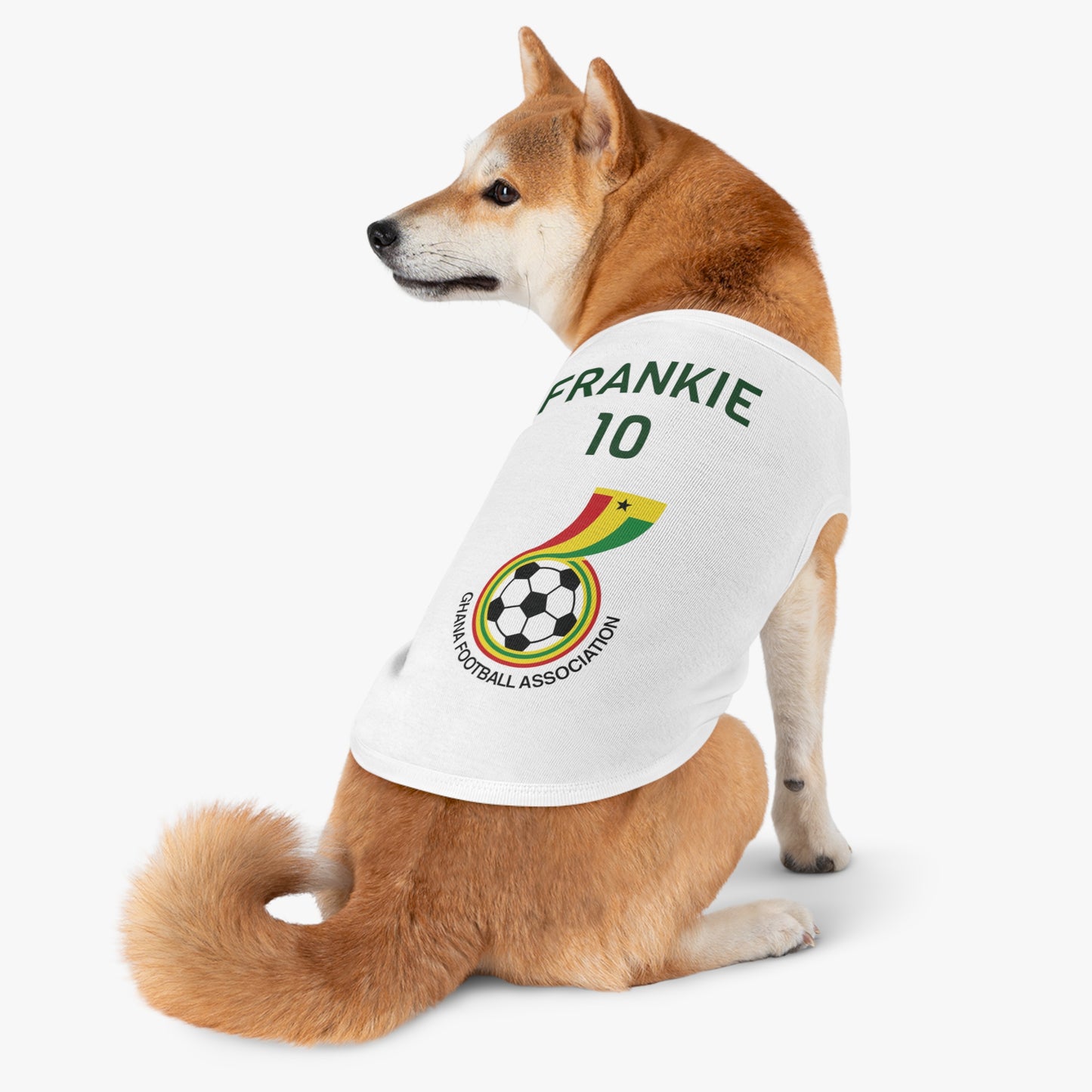 Customizable World Cup Pet Top — Team Ghana