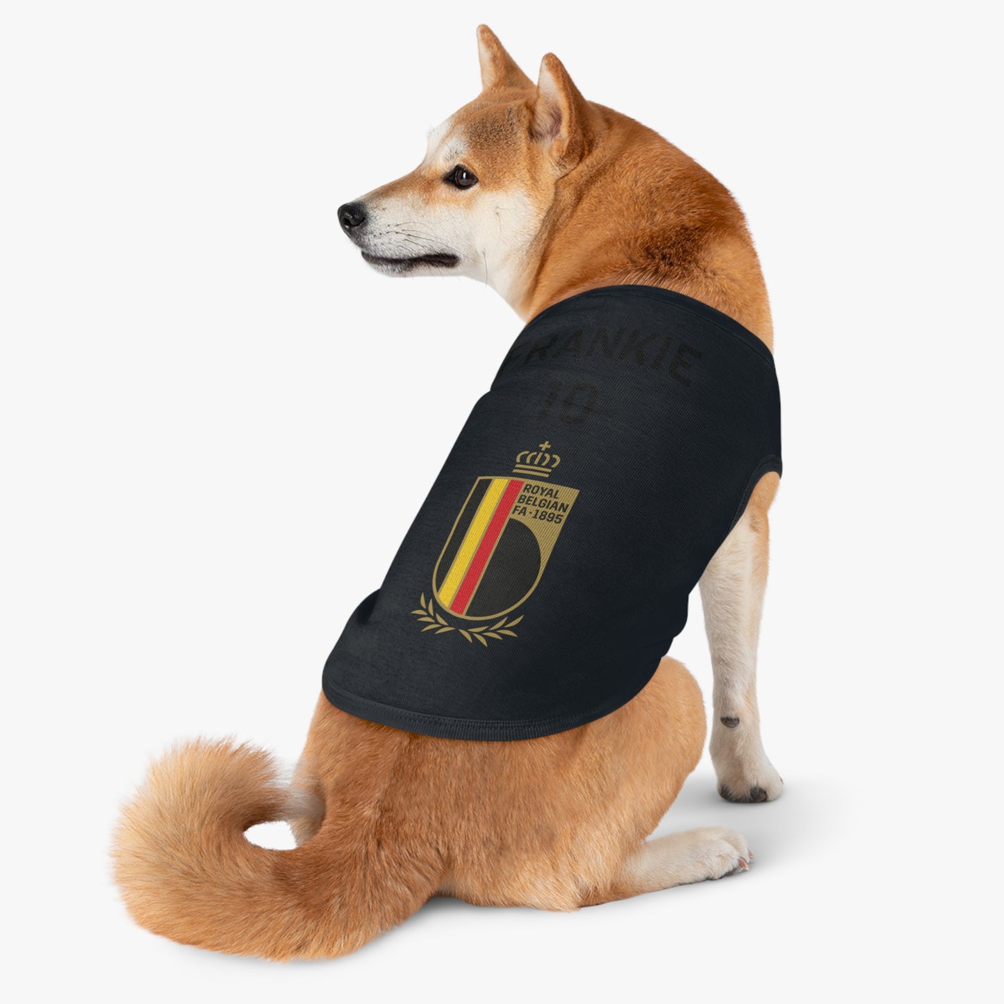 Customizable World Cup Pet Top — Team Belgium