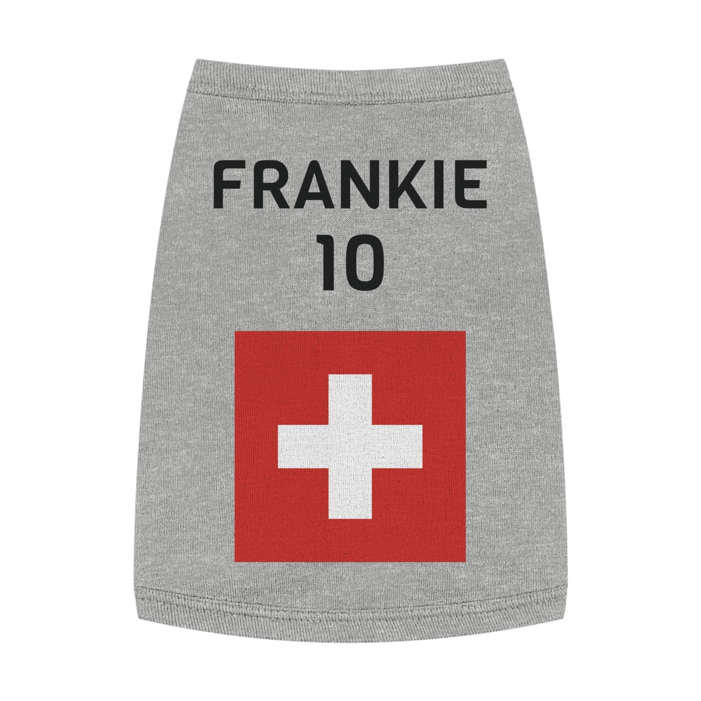 Customizable World Cup Pet Top — Team Switzerland