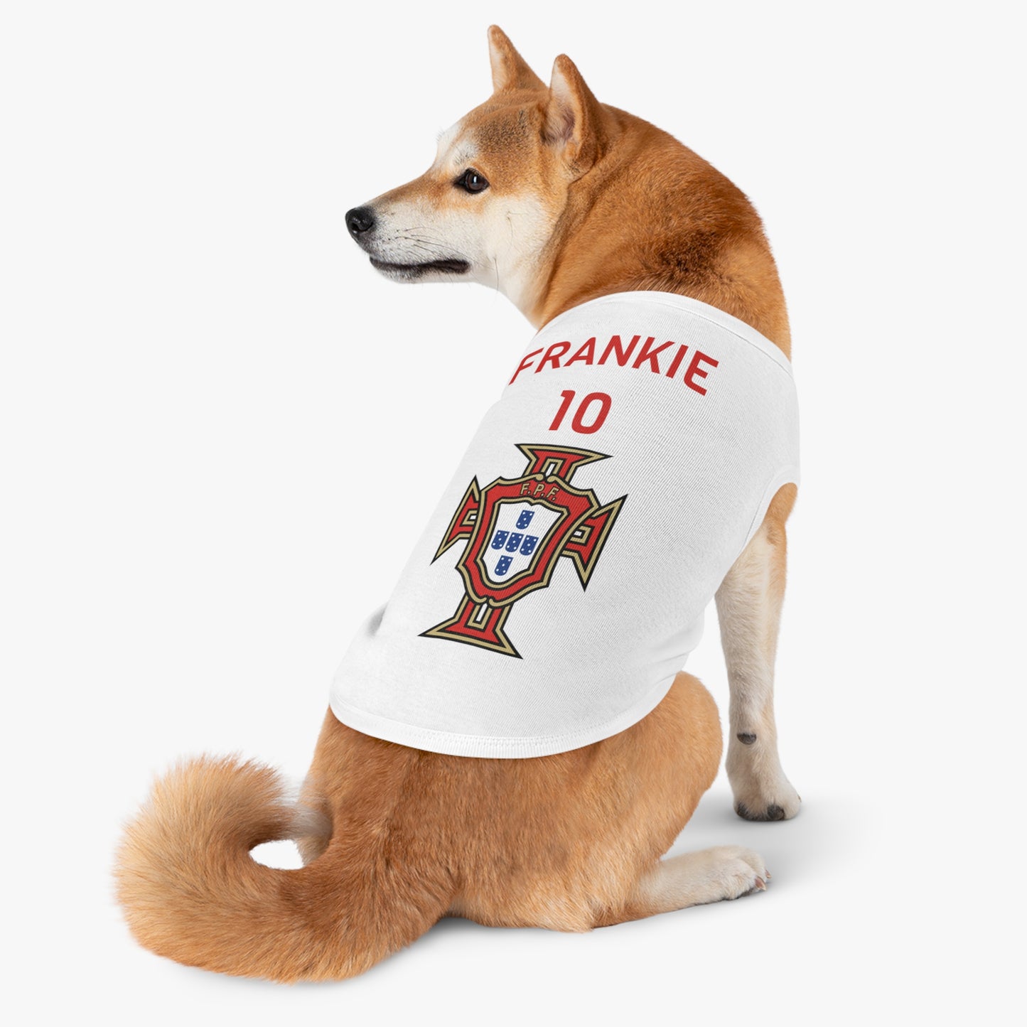 Customizable World Cup Pet Top — Team Portugal