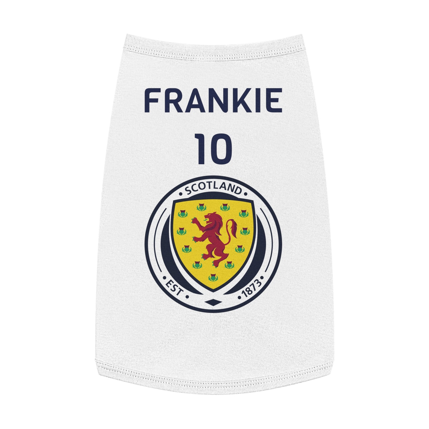 Customizable World Cup Pet Top — Team Scotland