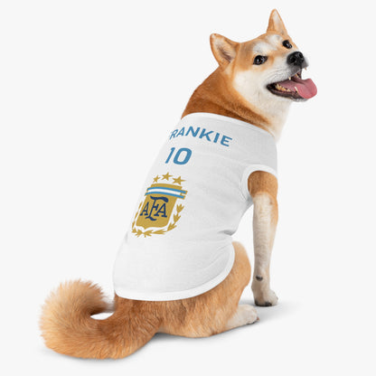 Customizable World Cup Pet Top — Team Argentina