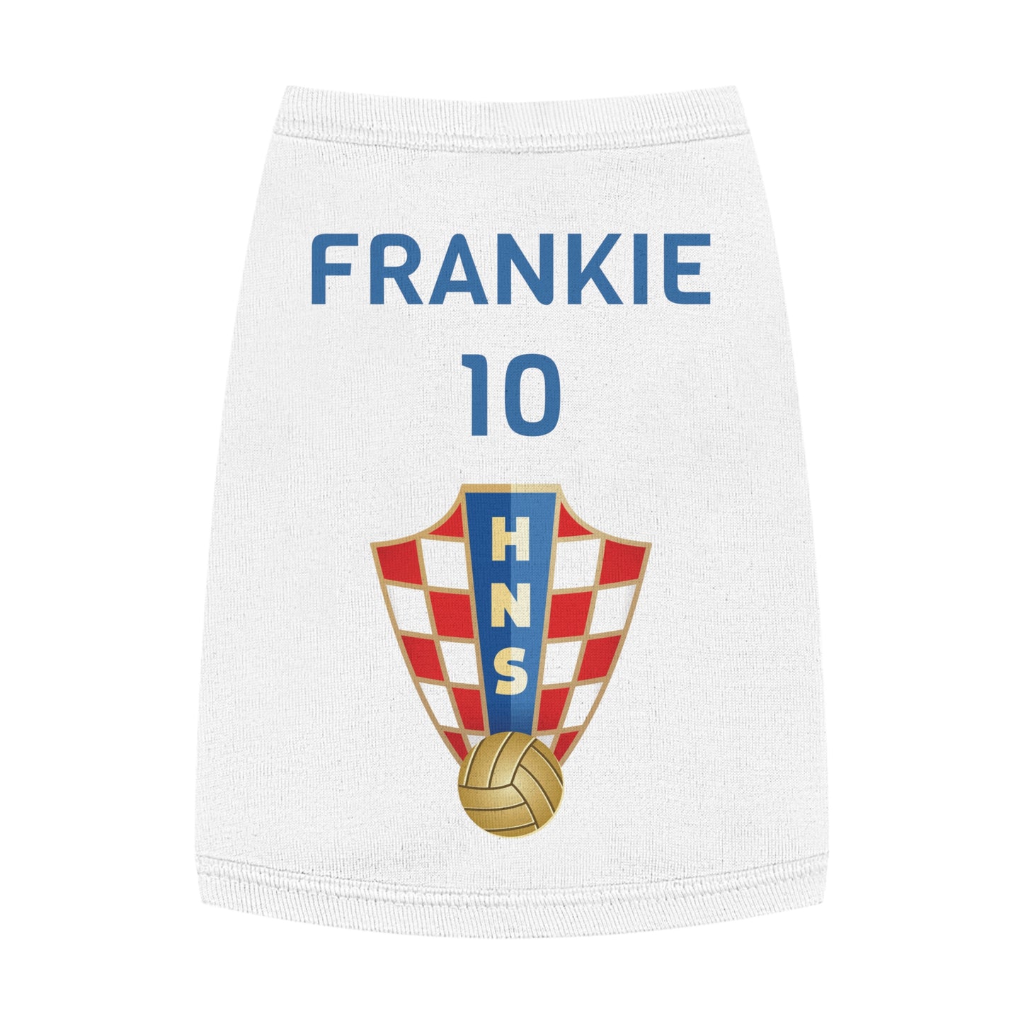 Customizable World Cup Pet Top — Team Croatia