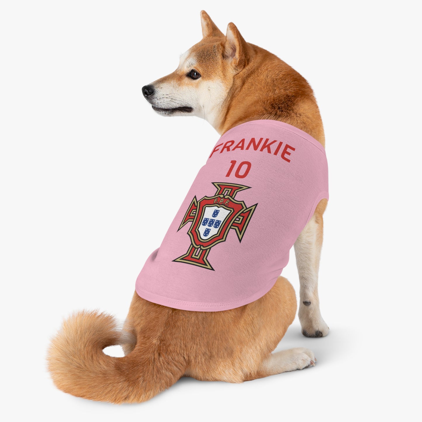 Customizable World Cup Pet Top — Team Portugal