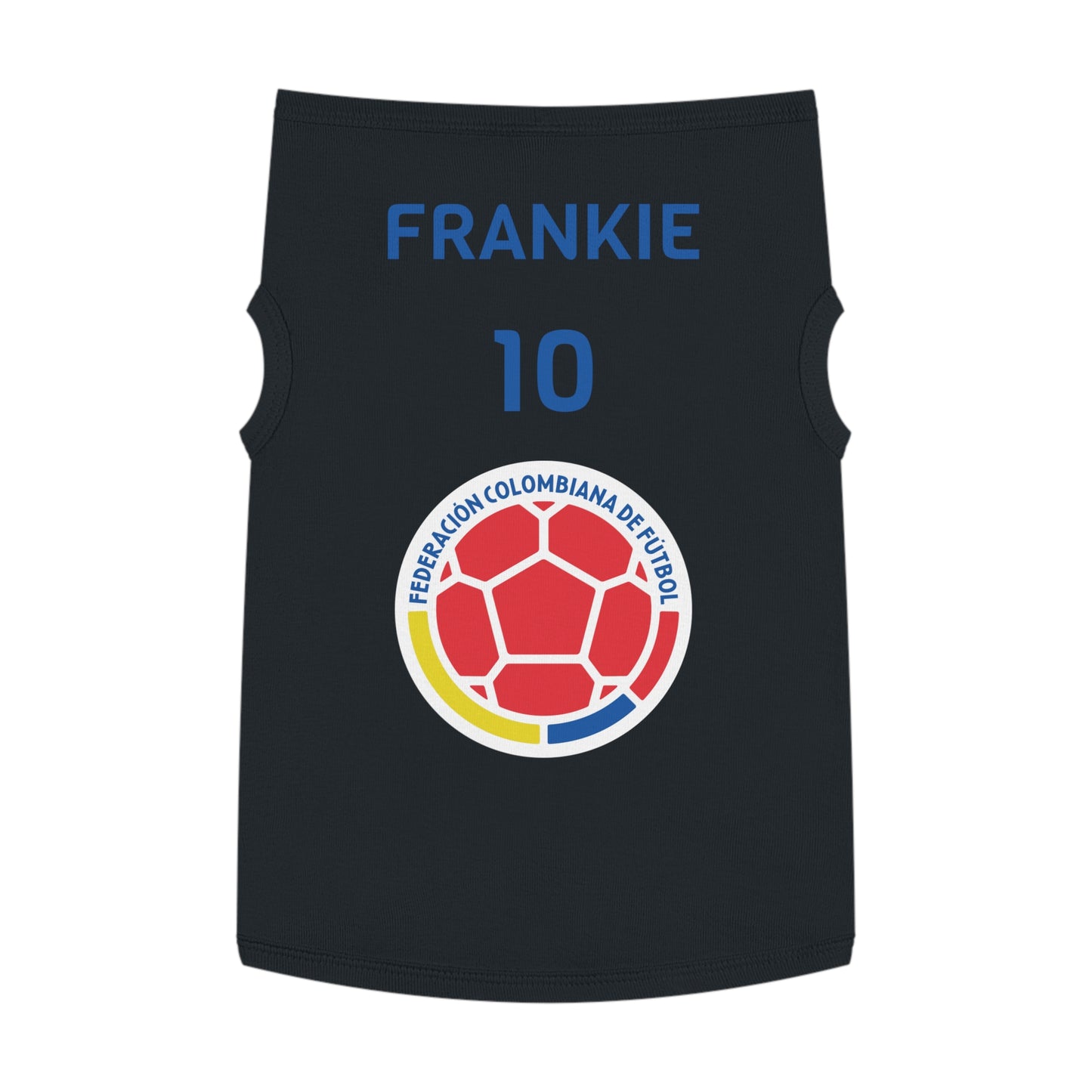 Customizable World Cup Pet Top — Team Columbia