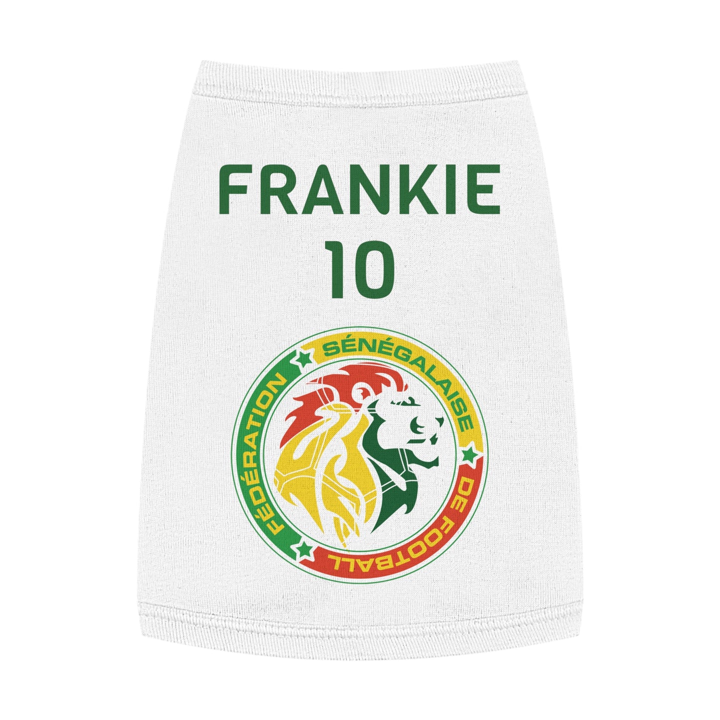 Customizable World Cup Pet Top — Team Senegal