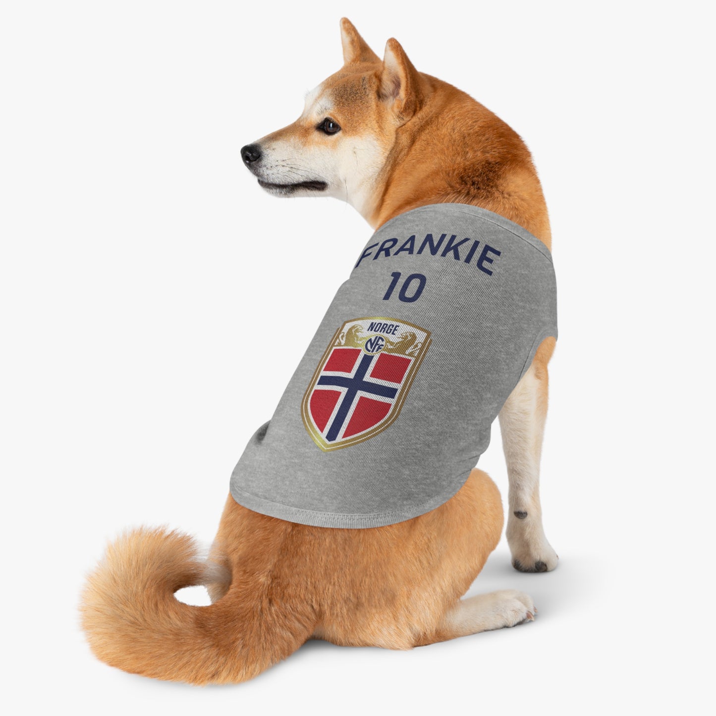 Customizable World Cup Pet Top — Team Norway