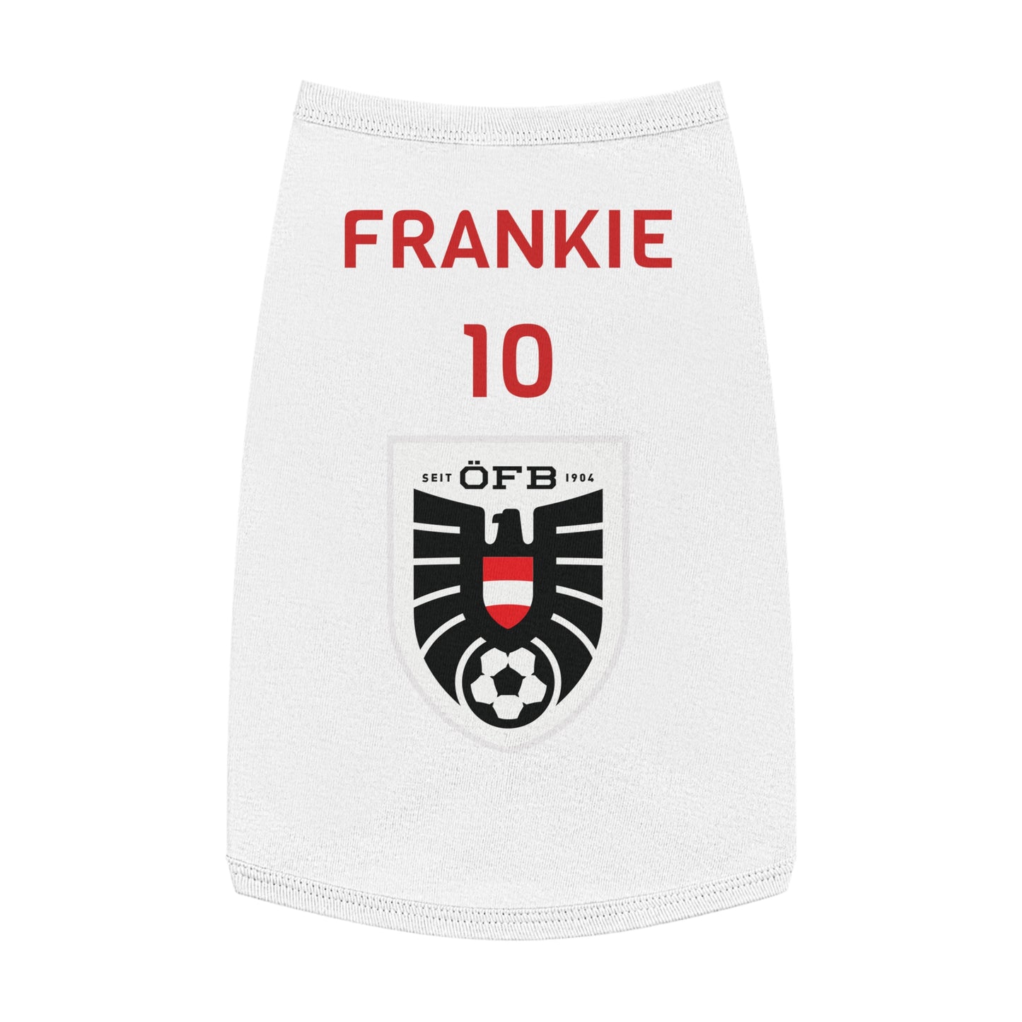 Customizable World Cup Pet Top — Team Austria