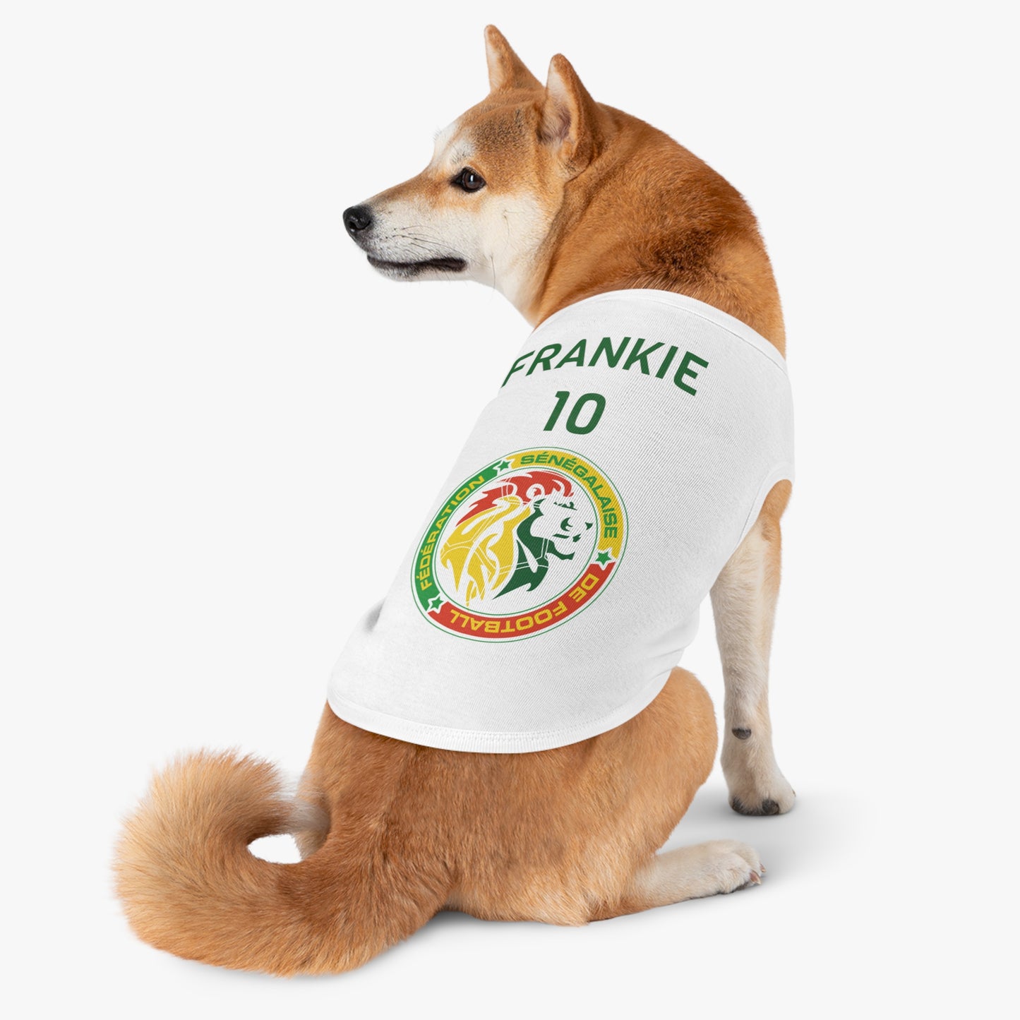 Customizable World Cup Pet Top — Team Senegal