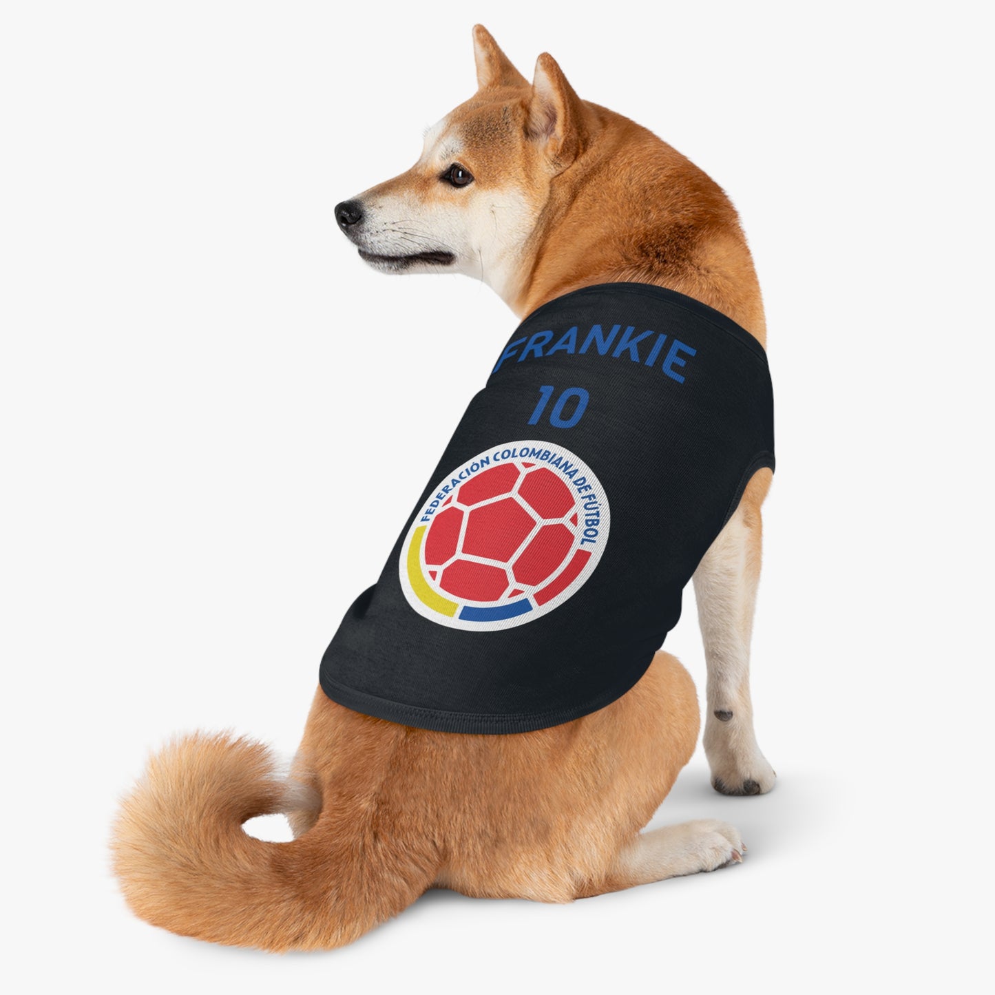 Customizable World Cup Pet Top — Team Columbia