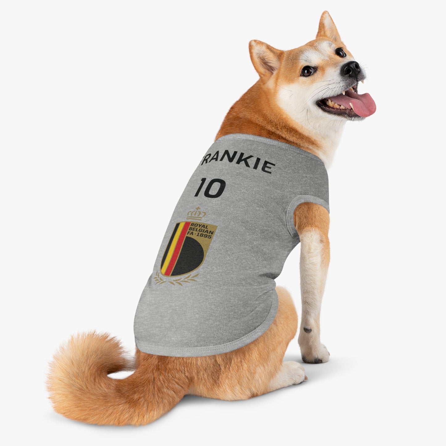 Customizable World Cup Pet Top — Team Belgium