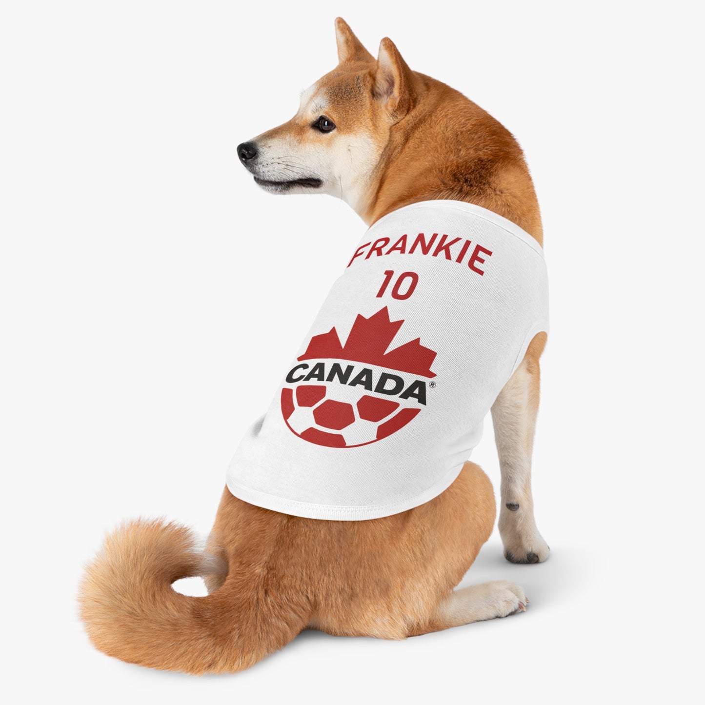 Customizable World Cup Pet Top — Team Canada