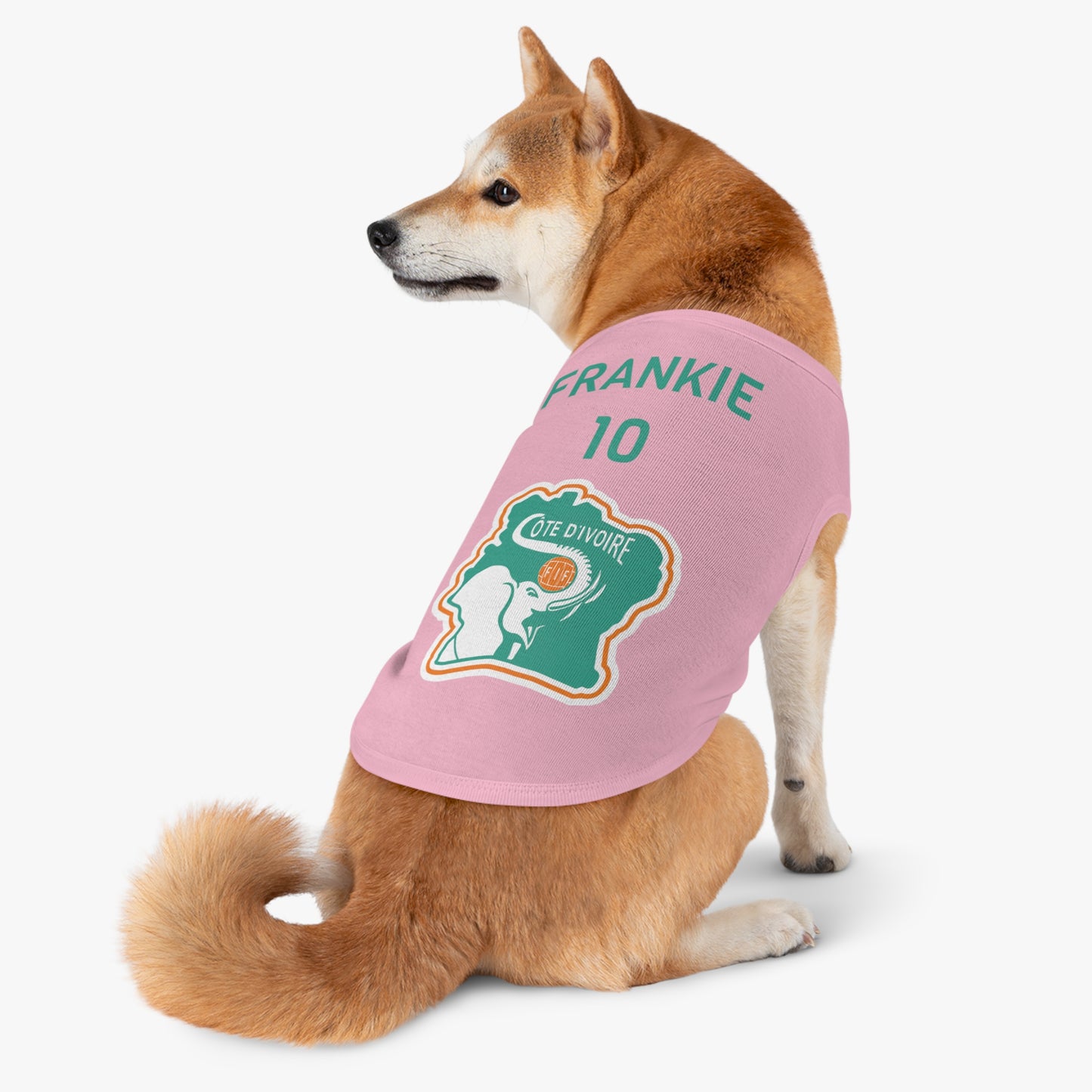 Customizable World Cup Pet Top — Team Cote D'Ivoire