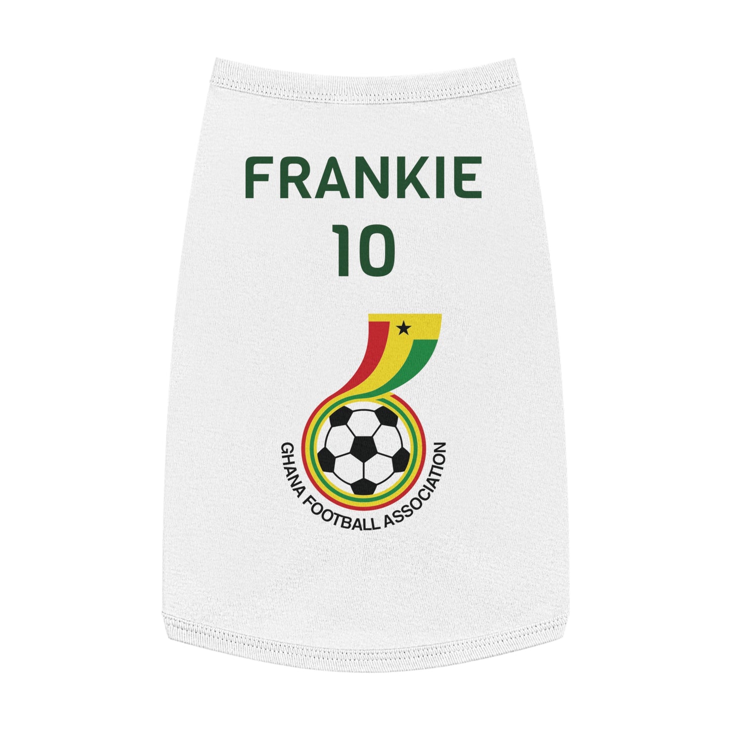 Customizable World Cup Pet Top — Team Ghana
