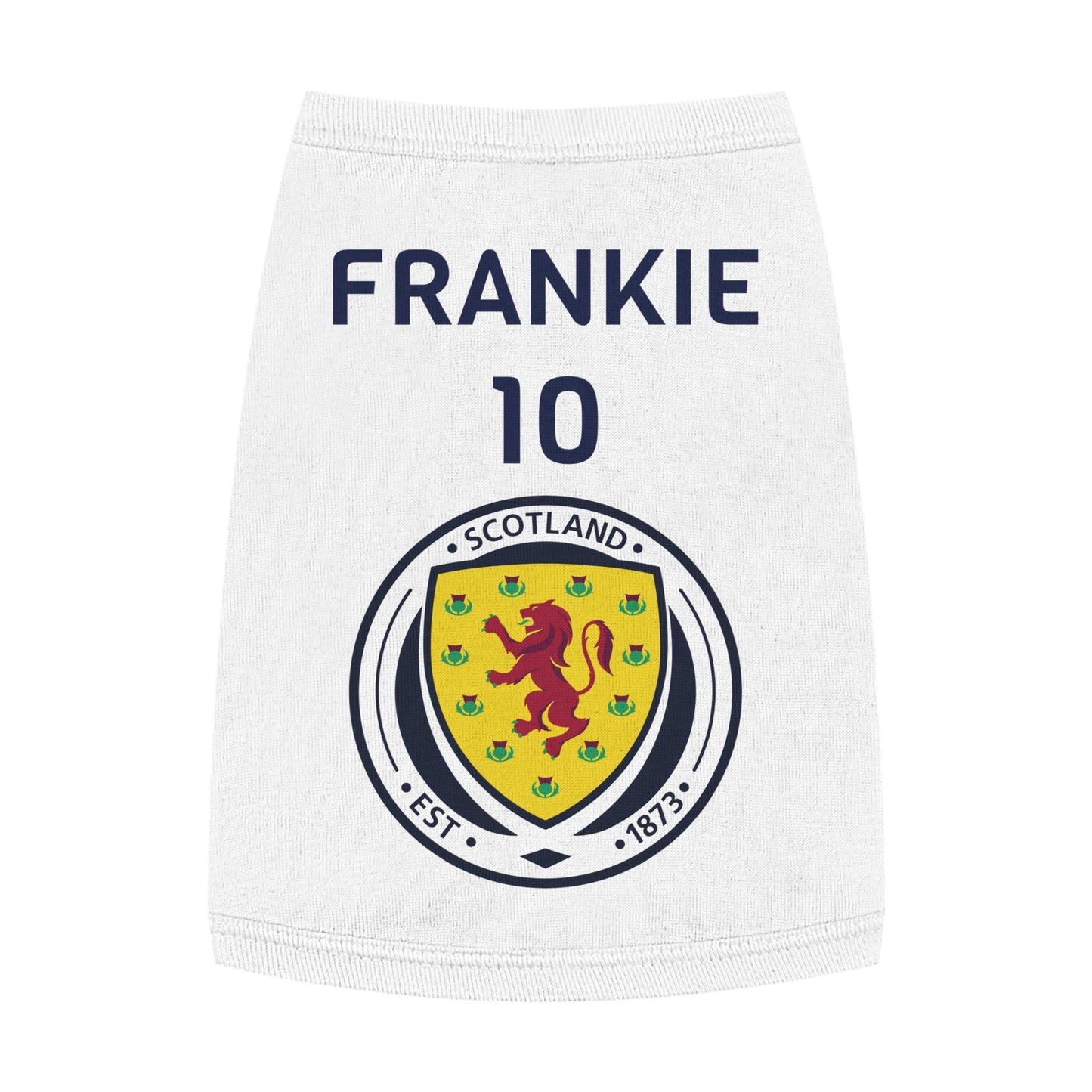 Customizable World Cup Pet Top — Team Scotland