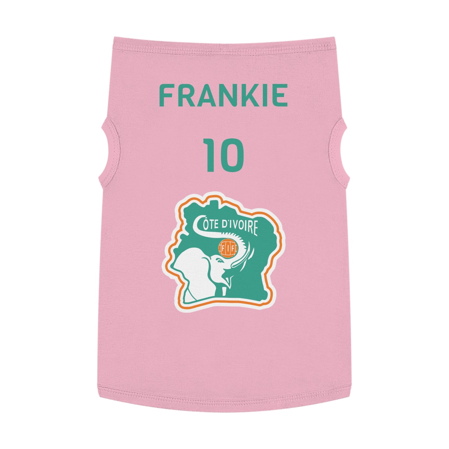 Customizable World Cup Pet Top — Team Cote D'Ivoire