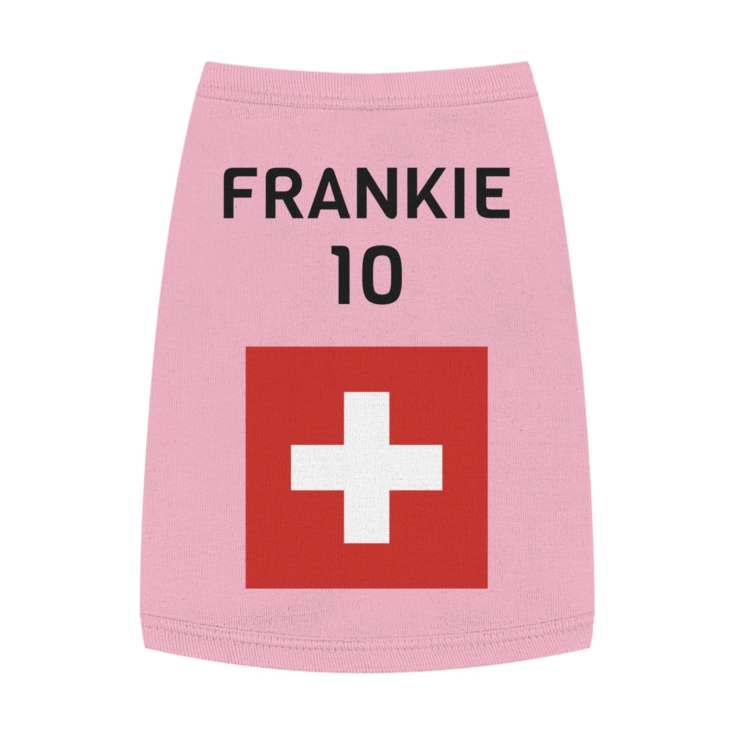 Customizable World Cup Pet Top — Team Switzerland
