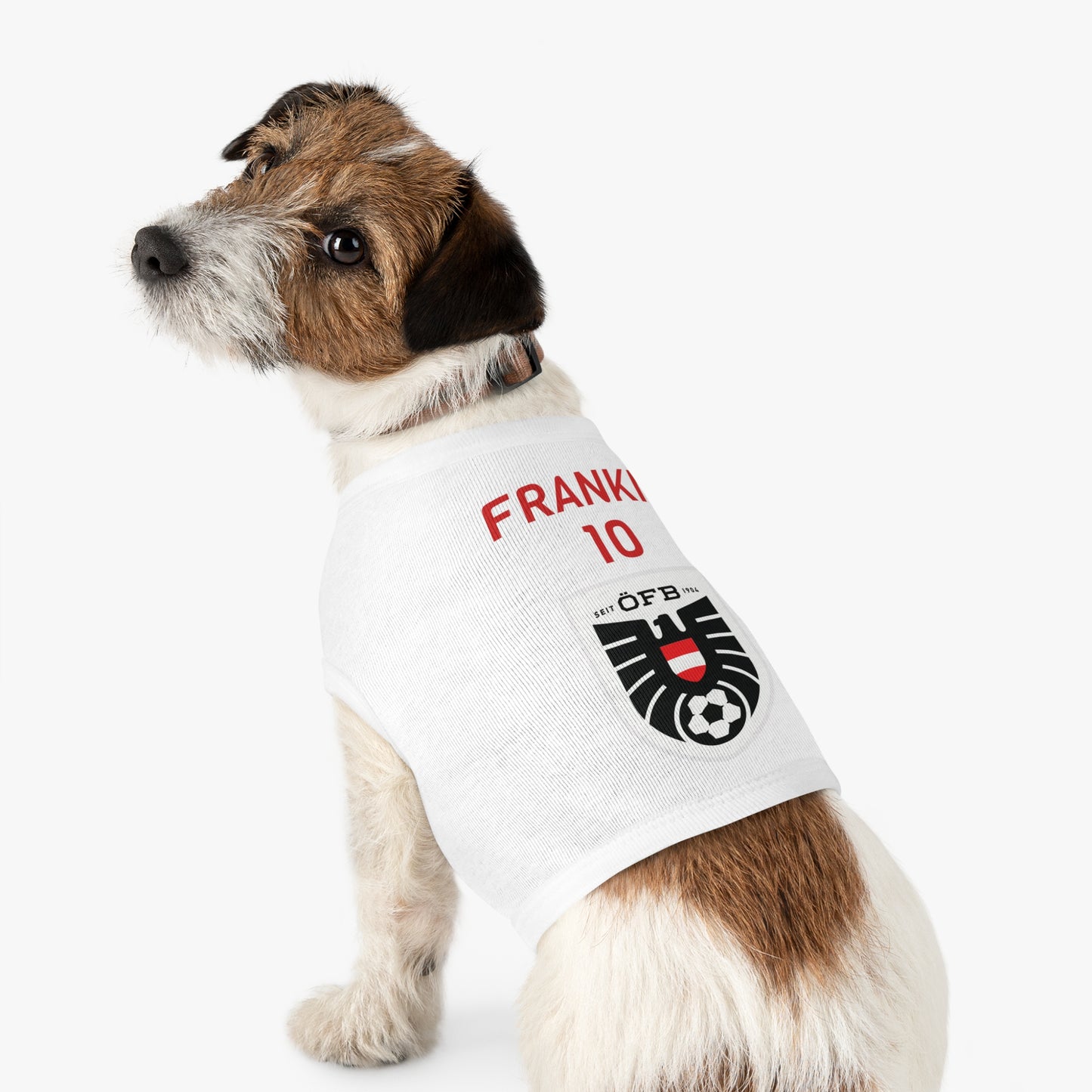 Customizable World Cup Pet Top — Team Austria