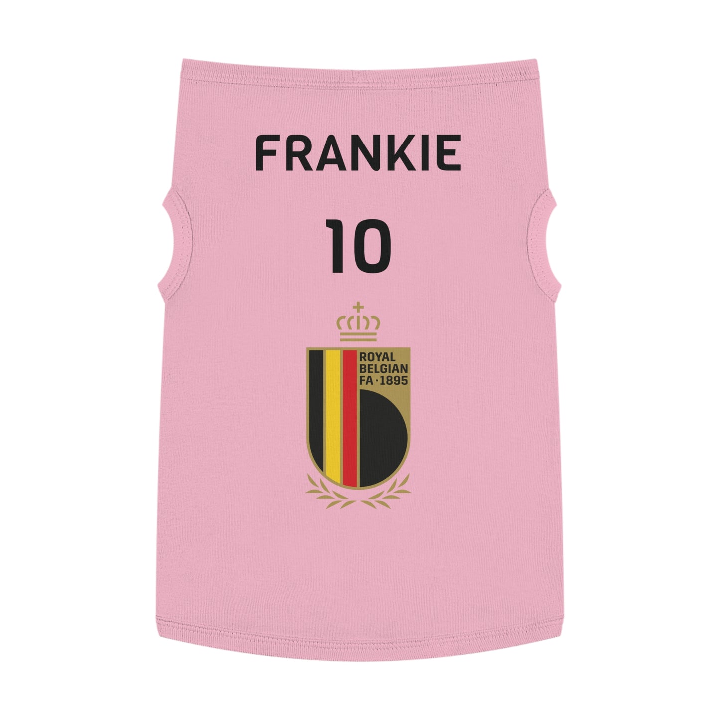 Customizable World Cup Pet Top — Team Belgium