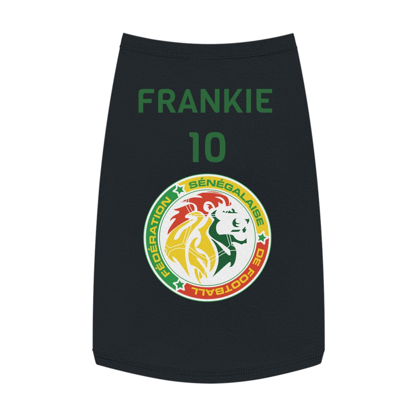 Customizable World Cup Pet Top — Team Senegal