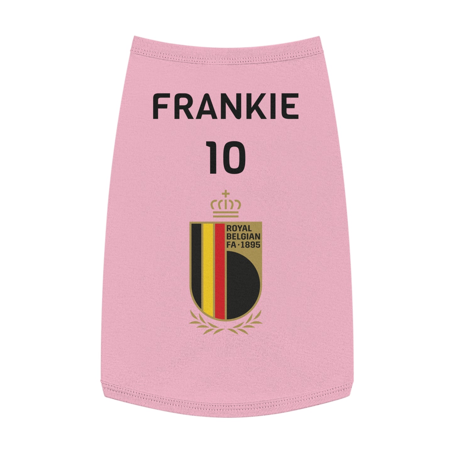 Customizable World Cup Pet Top — Team Belgium