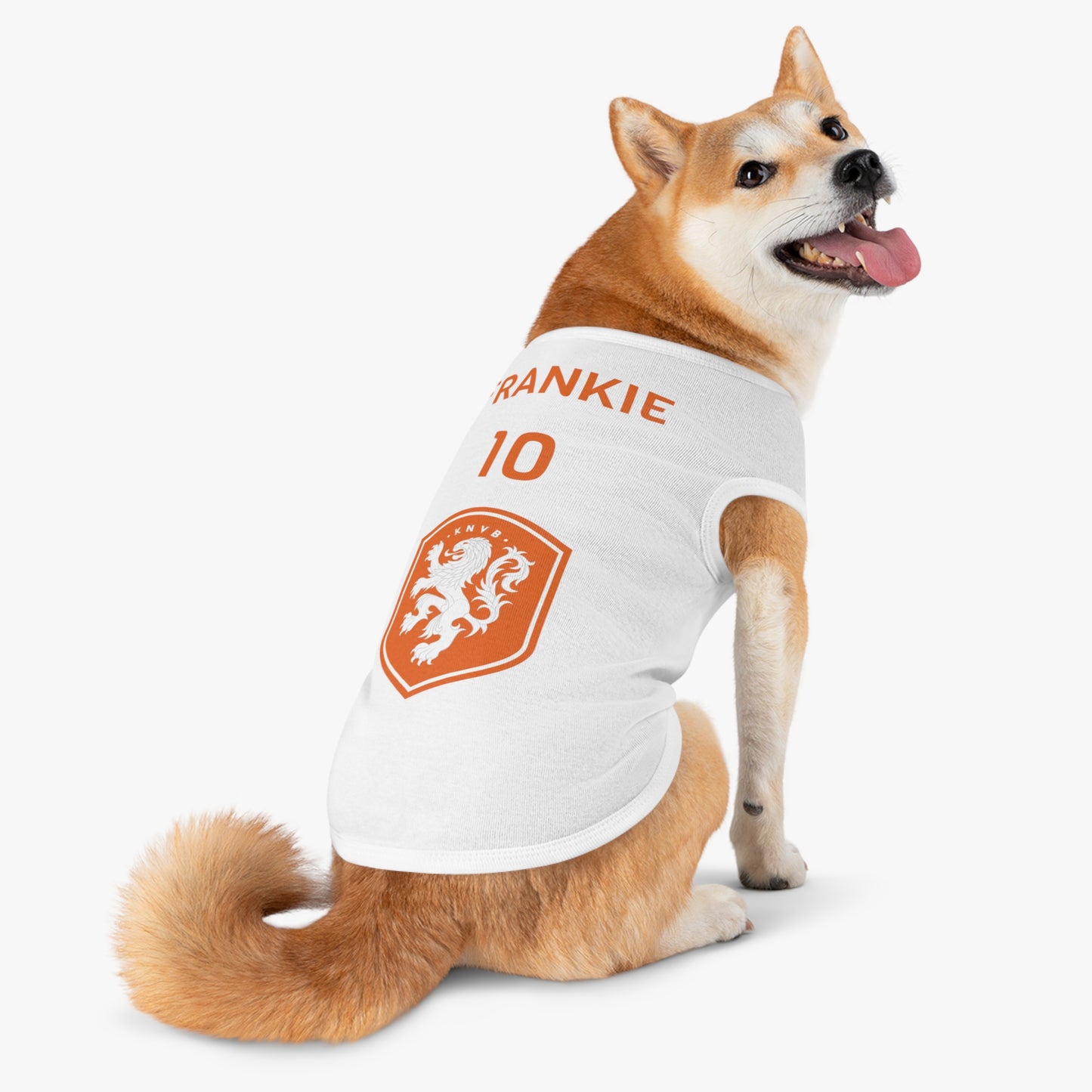 Customizable World Cup Pet Top — Team Netherlands