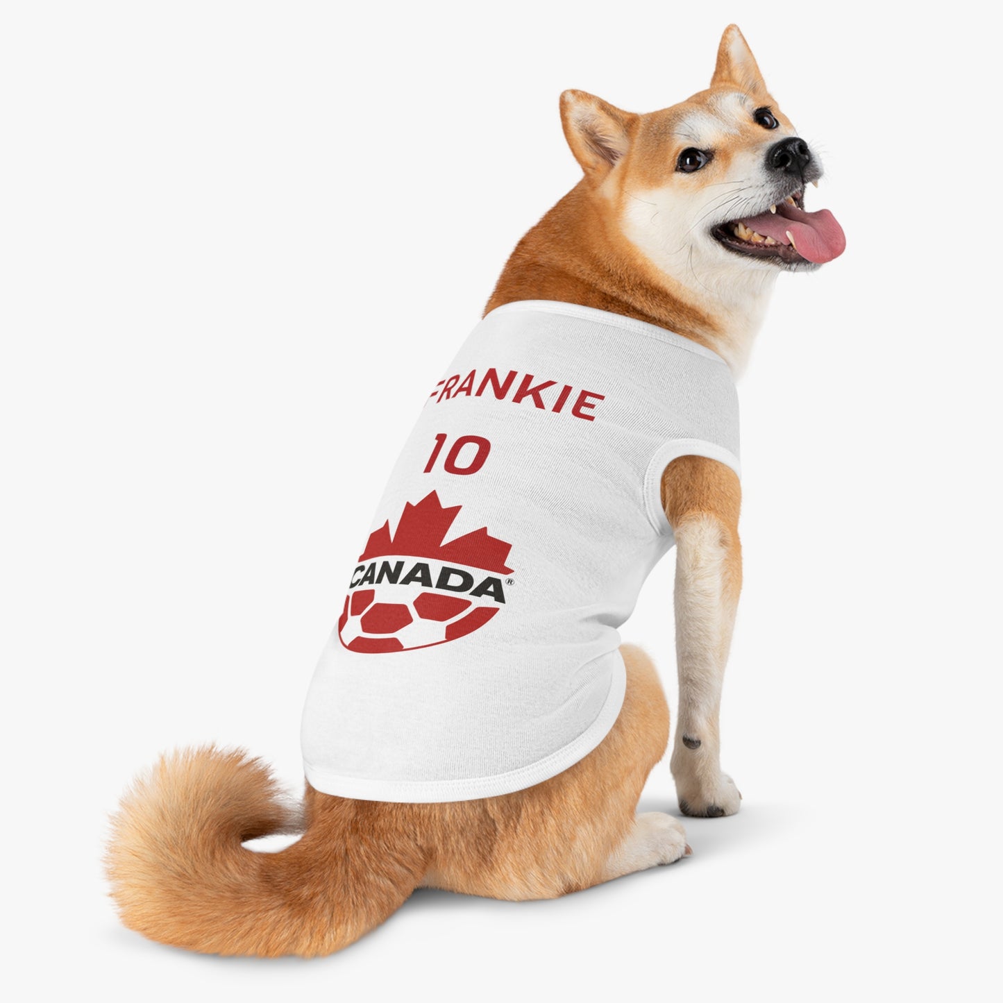 Customizable World Cup Pet Top — Team Canada