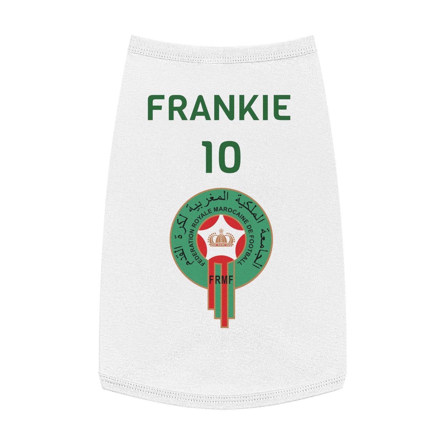 Customizable World Cup Pet Top — Team Morocco