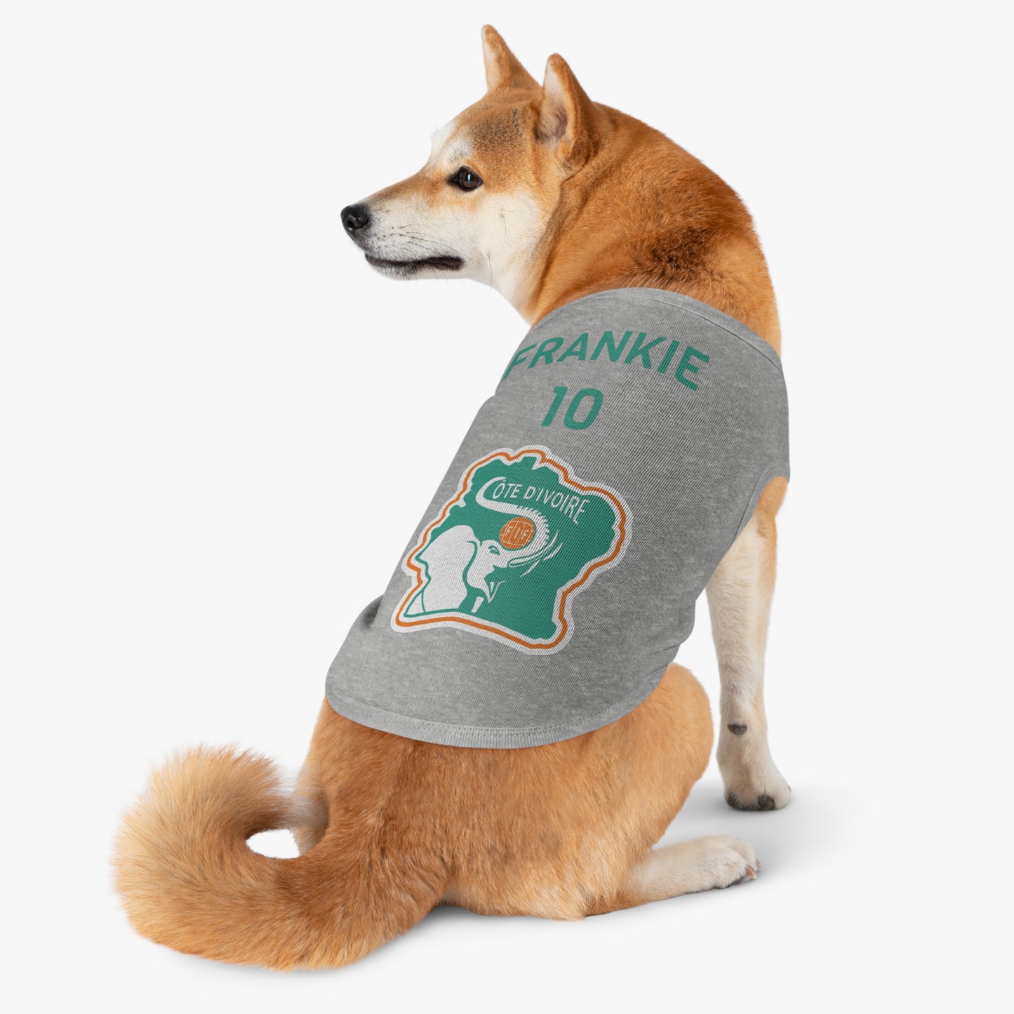 Customizable World Cup Pet Top — Team Cote D'Ivoire