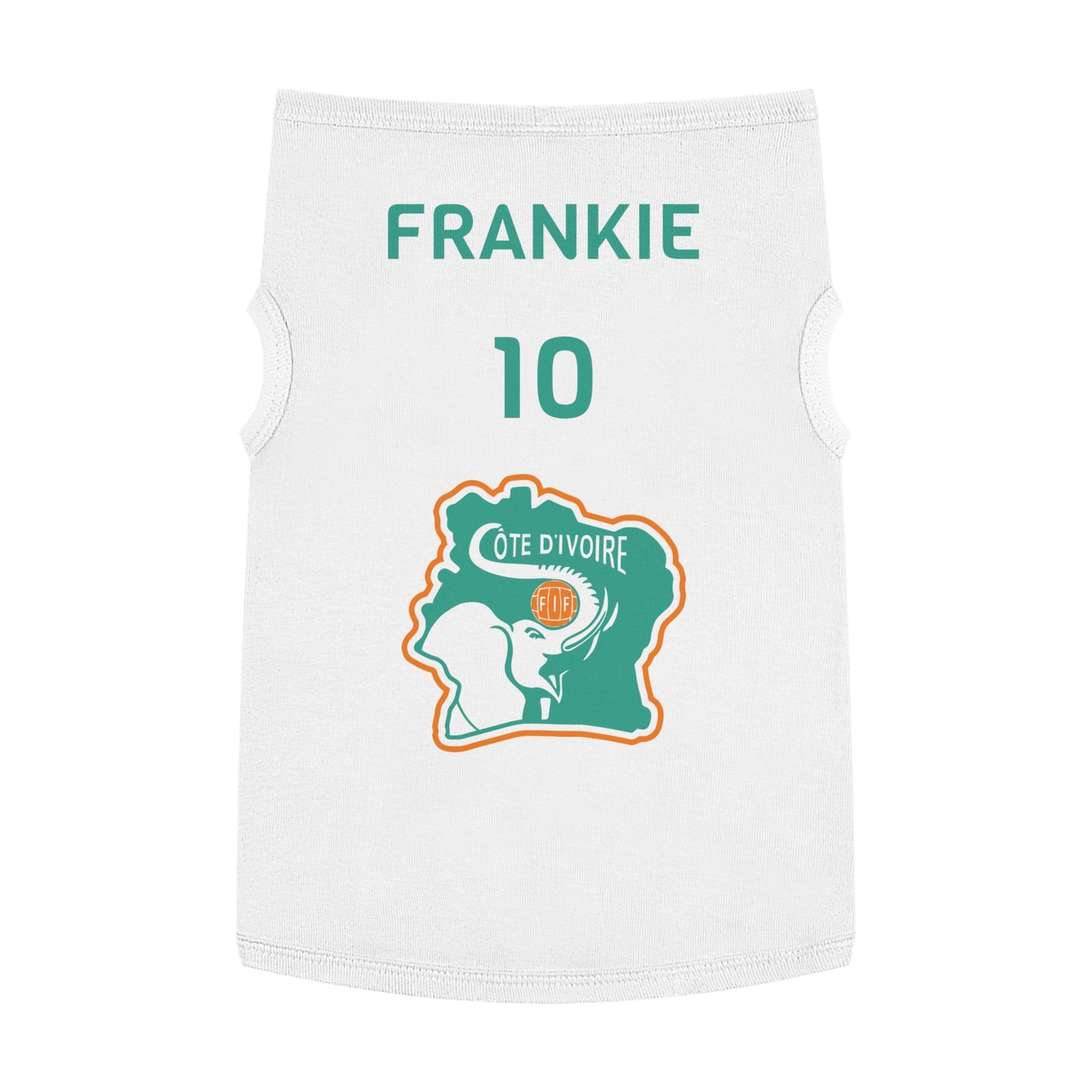 Customizable World Cup Pet Top — Team Cote D'Ivoire