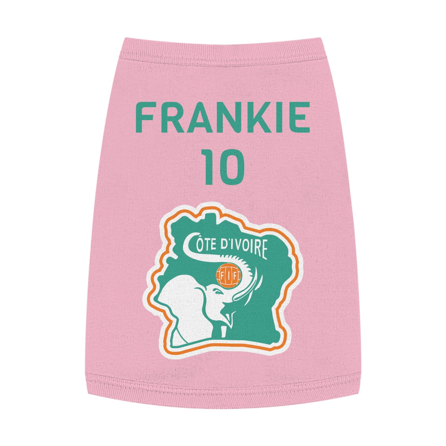 Customizable World Cup Pet Top — Team Cote D'Ivoire