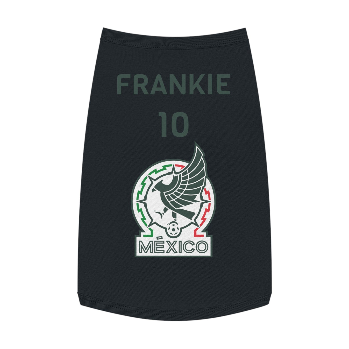 Customizable World Cup Pet Top — Team Mexico