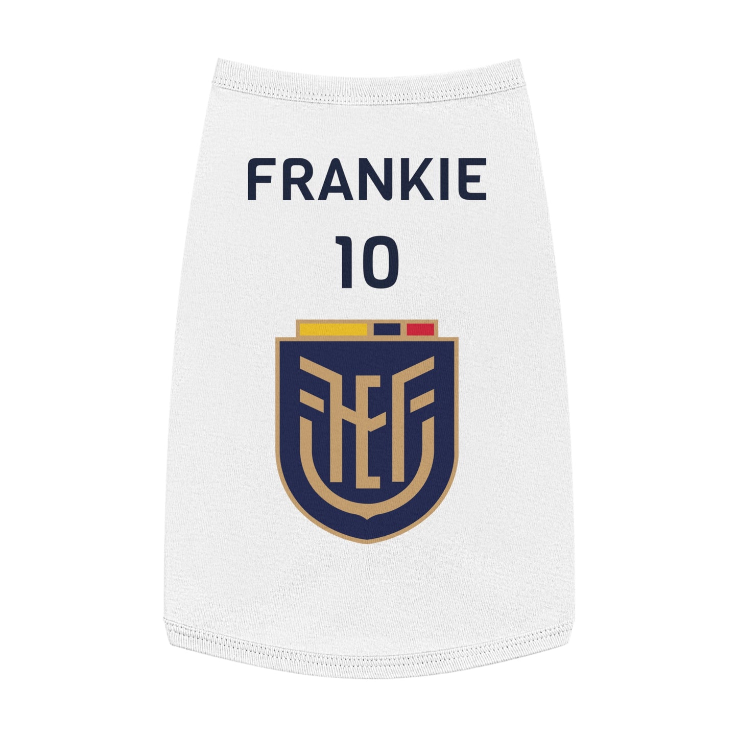 Customizable World Cup Pet Top — Team Ecuador