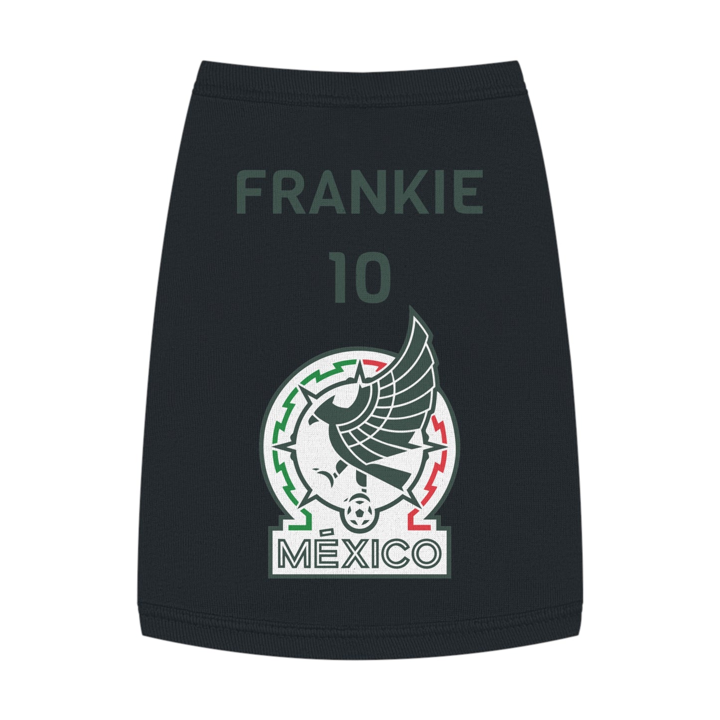Customizable World Cup Pet Top — Team Mexico