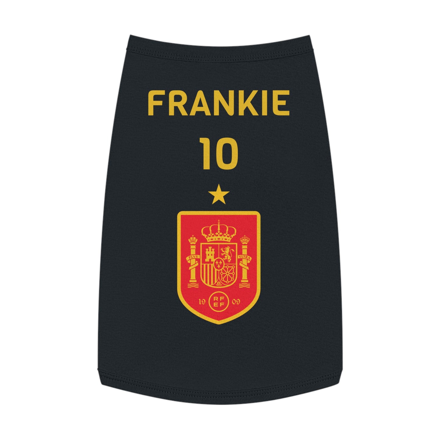 Customizable World Cup Pet Top — Team Spain