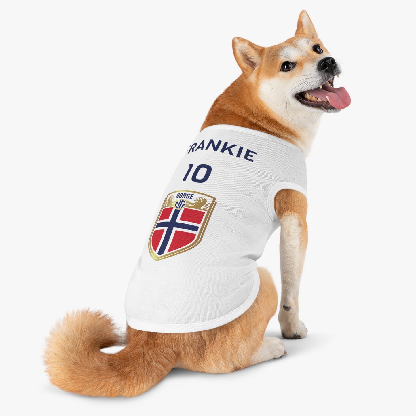 Customizable World Cup Pet Top — Team Norway