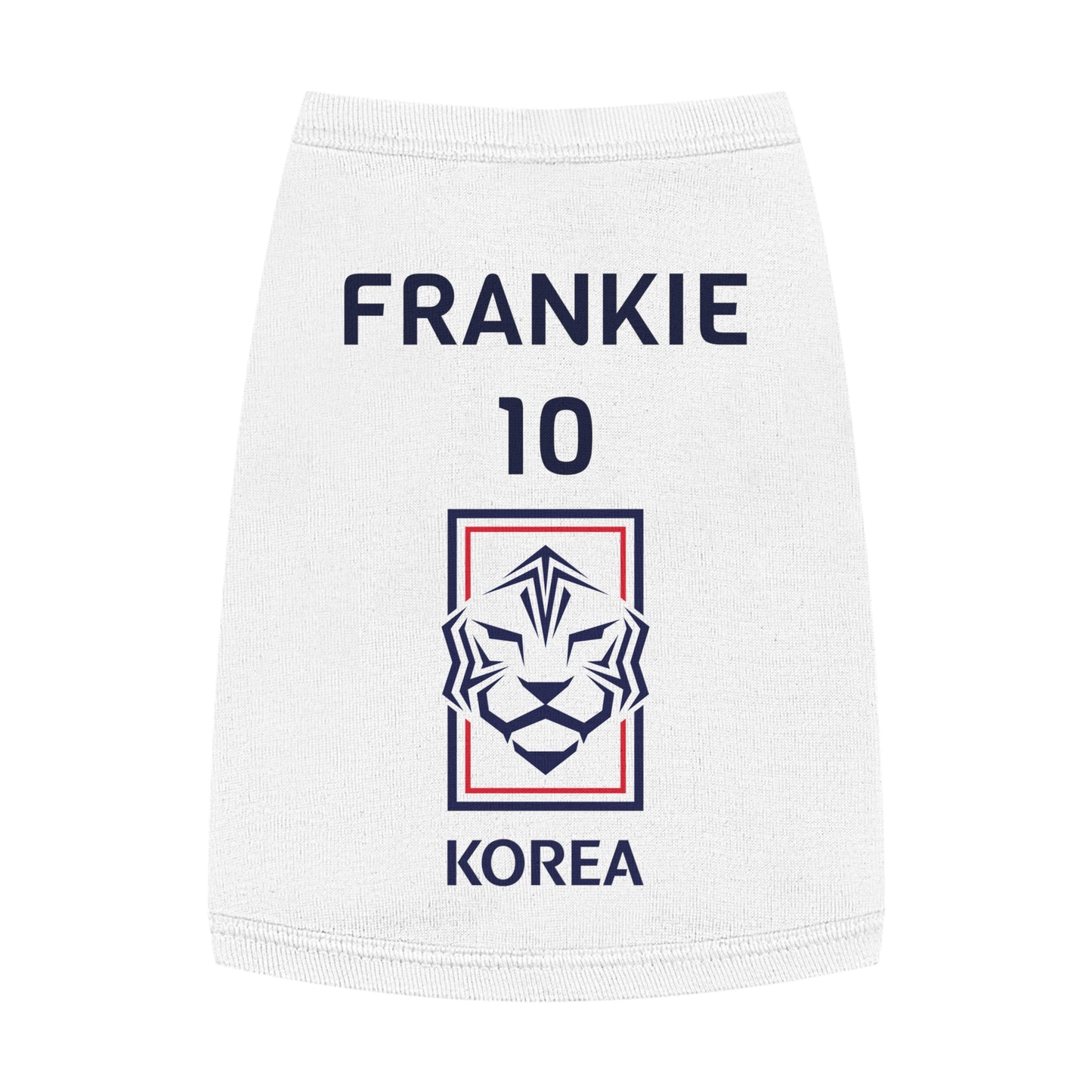 Customizable World Cup Pet Top — Team Korea